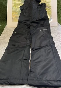 Swiss Tech Youth Large (10-12) Snow Bib Overall pants Double Knee, Boot Elastic - Picture 1 of 8