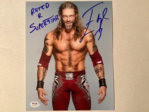EDGE 8x10 PSA CERTIFIED AUTOGRAPHED PHOTO - Picture 1 of 1