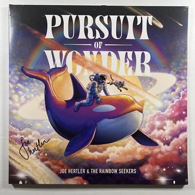 Joe Hertler & The Rainbow Seekers “Pursuit Of Wonder” LP (NM) Purple Autograph - Image 1 of 4