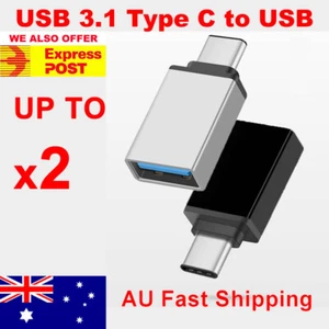 USB 3.1 Type C Male to USB 3.0 A Female Converter USB-C Data Cable OTG Adapter - Picture 1 of 51
