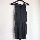 Tentree Cypress Tencel Lyocell Mini Short Dress - Meteorite Black Size Xs