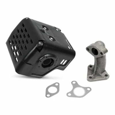 Replacement Muffler with Manifold and Free Gasket Fits Honda GX240 8HP GX270 9HP - Image 1 of 4