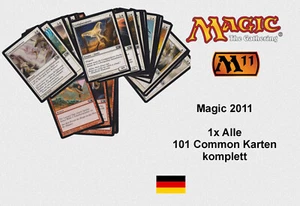 Magic - MAGIC 2011 - Todas las 101 cartas comunes - Non-Foil - completo Near Mint EXCELENTE - Imagen 1 de 2
