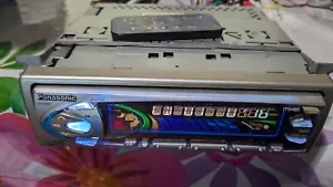 Vintage Panasonic CQ-DFX700U In-Dash CD Player w/Remote Bluetooth Adapter - Picture 1 of 16
