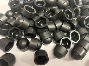 M8 Plastic Nut and Bolt Protection Cap Black for 13mm Hex Multi Qty - Picture 1 of 1