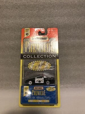 Matchbox Premiere Police Collection California Highway Patrol Camaro Ltd Edition - Image 1 of 2