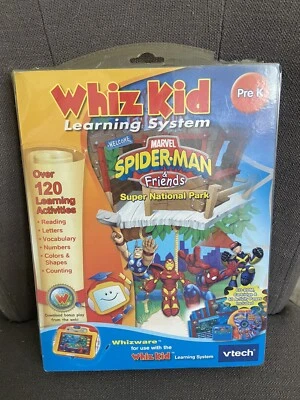 VTech Whiz Kid Learning System Marvel Spider Man & Friends Pre K New  - Image 1 of 3