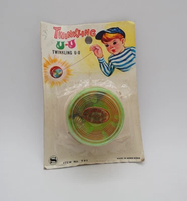 Twinkling U-U Lighting Yo-Yo Shackman & Co. Гонконг винтажная игрушка - Изображение 1 из 2