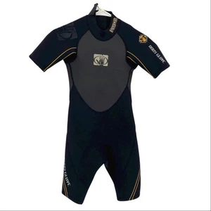 Body Glove black grey shorty spring wetsuit Pro 2 junior size 8 unisex - Picture 1 of 12