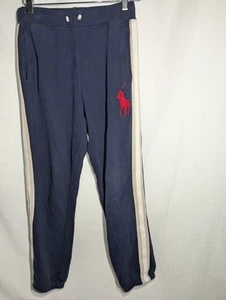 Polo Ralph Lauren Youth Jogger Fleece Sweatpants Pony Logo Sz L 14/16 - Picture 1 of 5
