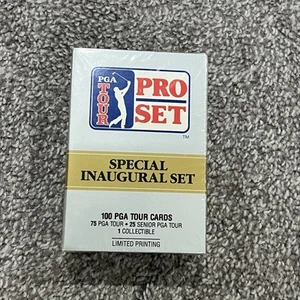 1990 Pro Set PGA Tour Golf Complete Set Sealed Inaugural 1-100 + 1 Collectible - Picture 1 of 24