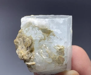 36 g natürlicher Aquamarin Kristall mit Glimmer Präparat aus Skardu Pakistan  - Bild 1 von 8