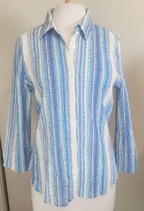 Christopher & Banks mehrfarbig gestreift Damen Knopfleiste mit Stretch Gr. XL - Bild 1 von 12