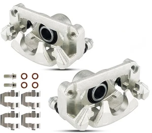 Rear Disc Brake Calipers Assembly Pair 2000-10 Chevy Impala, Monte Carlo 2000-07 - Picture 1 of 3