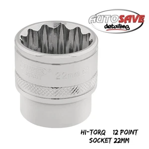 Draper - HI-TORQ® 12 Point Socket, 3/8" Sq. Dr., 22mm - Picture 1 of 1