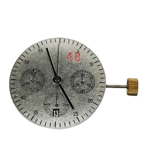 6-Hand Calendar @6 Automatic Mechanical Watch Movement Chrono For Swatch 7750 A - Picture 1 of 8