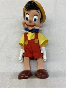 Disney Applause Pinocchio bewegliche Puppe Vinyl mit Gelenken 9,5 Zoll Vintage - Bild 1 von 3