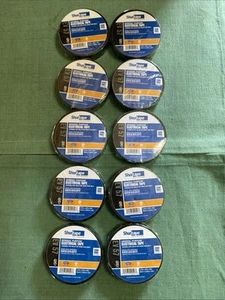 Shurtape Vinyl Electrical Tape Black EV 57 General Purpose -10 rolls - Picture 1 of 2