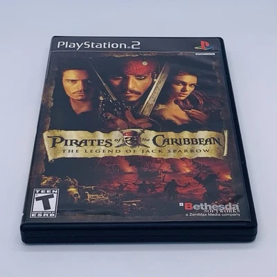 Piratas del Caribe La Leyenda de Jack Sparrow PS2 CIB con Manual y Tarjeta Reg Foto 1 de 4