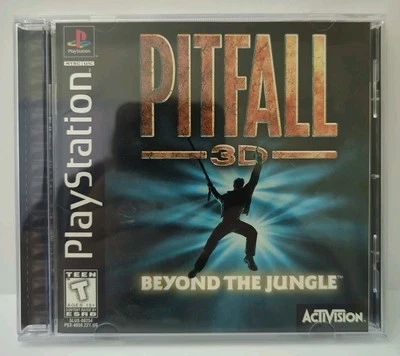 Pitfall 3D: Beyond the Jungle (Sony PlayStation 1, 1998) CIB, Reg Card, BL  - Image 1 of 4
