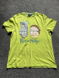 Mens Rick And Morty T-shirt, Size Large, Short Sleeve, Green, Graphic - Picture 1 of 5