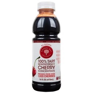 Montmorency Tart Cherry Juice Concentrate 16 Oz All Natural Sleep Aid - Picture 1 of 8