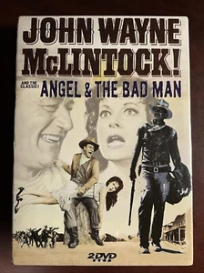 John Wayne - McLintock! / Angel and the Badman (DVD 2-Disc Set) - Western - NEW - Picture 1 of 2