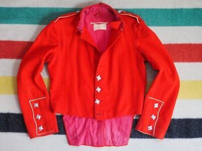 Винтажный старинный 1900-х Thomas Gordon & сыновья красный Highland платье шотландская куртка пальто S - Изображение 1 из 4