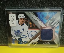 Austin Matthews 2021-22 Upperdeck SPX Hockey Game Worn Jersey Patch