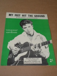 Cliff Richard - My Feet Hit The Ground sheet music - Picture 1 of 1