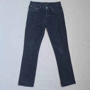 Nudie Jeans Grim Tim Größe W32 L30 Slim Fit Button Fly Bio Baumwolle Stretch - Bild 1 von 24