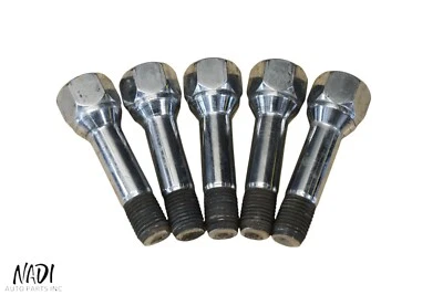 2009 - 2014 FERRARI CALIFORNIA CHROME WHEEL RIM LUG BOLT SET OF 5 OEM - Image 1 of 3