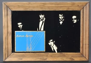 Duran Duran Carnival Black Mirror Glass Wood Framed Wall Art - Picture 1 of 2