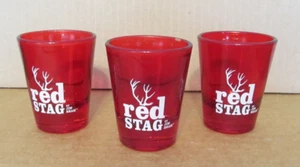 NUEVO DE LOTE ANTIGUO 3 RED STAG BY JIM BEAM BEAM VASOS INTELIGENTES WHISKY BOURBON ALCOHOL - Imagen 1 de 4