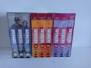 New Sealed set of (3)The Original Avengers 66 v2, 66 v4, 67 v5, VHS Box Sets  - Picture 1 of 11