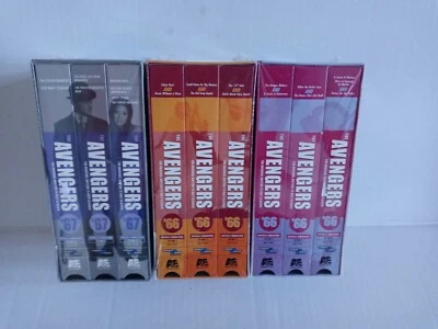 New Sealed set of (3)The Original Avengers 66 v2, 66 v4, 67 v5, VHS Box Sets  - Image 1 of 4