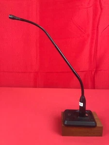 Audio-Technica AT8647QM/S Microphone Shock-mount Plate & Custom Wood Desk Block - Picture 1 of 6