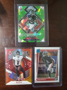 Kyle Pitts Rookie Prizm Gold Cracked Ice, Rated Rookie & Phoenix - Picture 1 of 2