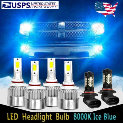 For Dodge RAM 1500 2500 3500 2013 2014 2015 LED Headlight Fog Light Bulbs 6x C6L - Image 1 of 4