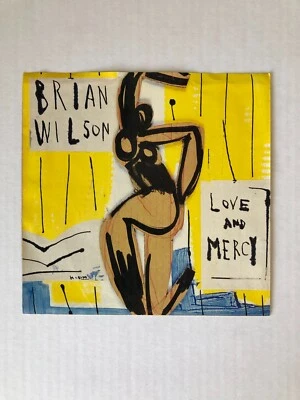 BRIAN WILSON Love And Mercy 7" 45 Single w/Picture Sleeve 1988 Sire NM! - Image 1 of 4