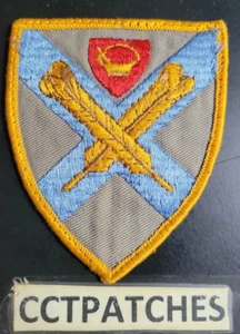 WAPPEN UNBEKANNT ?MILITÄR, POLIZEI, SCHULE? AUFNÄHER - Bild 1 von 2