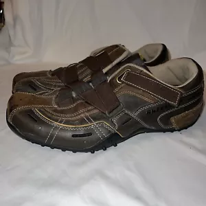 Skechers Zapatillas Deportivas de Cuero Marrón Relajado Zapatos 60313 Para Hombre Talla 9.5 - Imagen 1 de 7