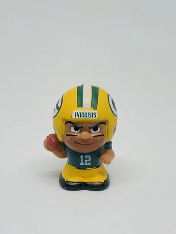 NFL Football TeenyMates Green Bay Packers QB Aaron Rodgers Minifigure 1” Loose Cover