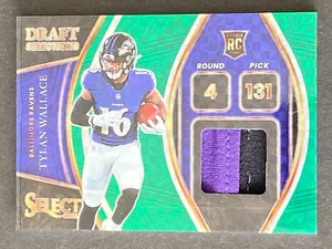 Tylan Wallace 2021 Panini Select Draft Selections Patch Jersey RC #ed 2/5 - Picture 1 of 10