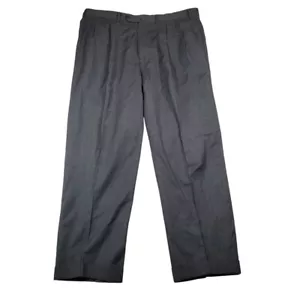 Pantalone uomo Ermenegildo Zegna plissettato lana taglia 38 grigio antracite - Foto 1 di 9