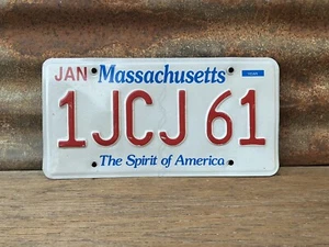 Authentic Massachusetts License Plate Number Auto Tag Crafts Or Collection - Picture 1 of 1