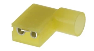 1500 Molex 0190070041 12-10AWG Yellow Rht Angle Crimp Sockets for .25" Tab NEW - Picture 1 of 6