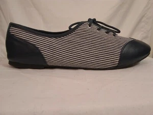 Damen-Oxfords APHORISM CHATHAM marineblau weiß gestreift Größe 8,5 EU-39 F349 - Bild 1 von 8