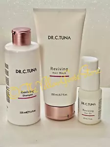 FARMASI ❤️ DR C TUNA 🐥 REVIVING HAIR CARE 🐥 3 PC SET $75 VALUE ❤️ FREE SHIP - Picture 1 of 4