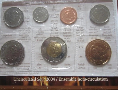 2004 Canada PL Set. Original Mint Packing. UNC. RJ. - Image 1 of 4